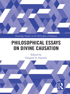 cover image of Philosophical Essays on Divine Causation